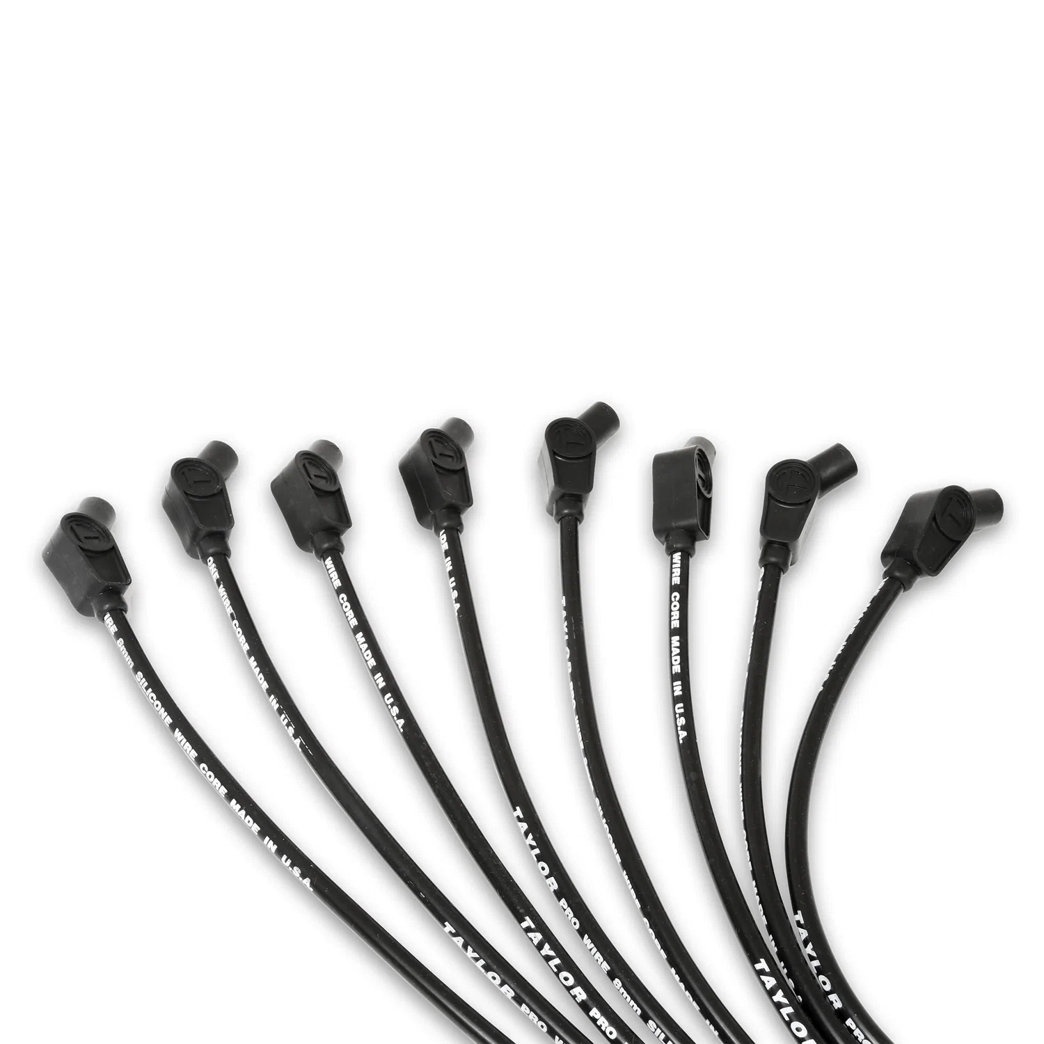 Spark Plug Wire Set Universal 8mm Silicone 135_ 0 ohm_ft Prowire Solid 70052